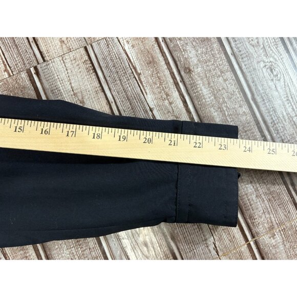 Laurel Escada gold button wool crop jacket sz 38 EU S US col: navy made Germany - Picture 10 of 12